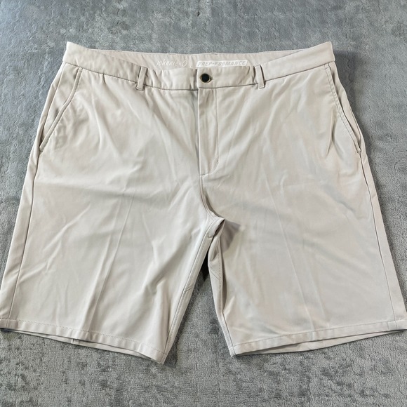johnnie o Other - Arkansas Razorback Johnnie O Shorts Men 38 Beige Prepformance Football‎ College
